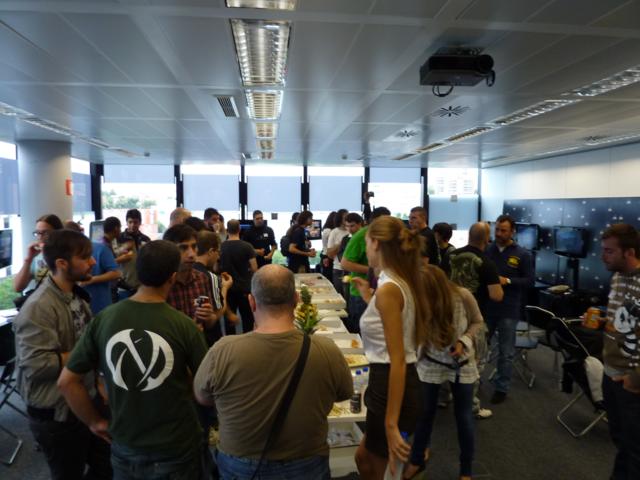 a tope con los canapes