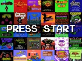 PRESS START EN NES