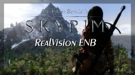 SKYRIM Y EL MOD REALVISION ENB COMBINAN BASTANTE BIEN