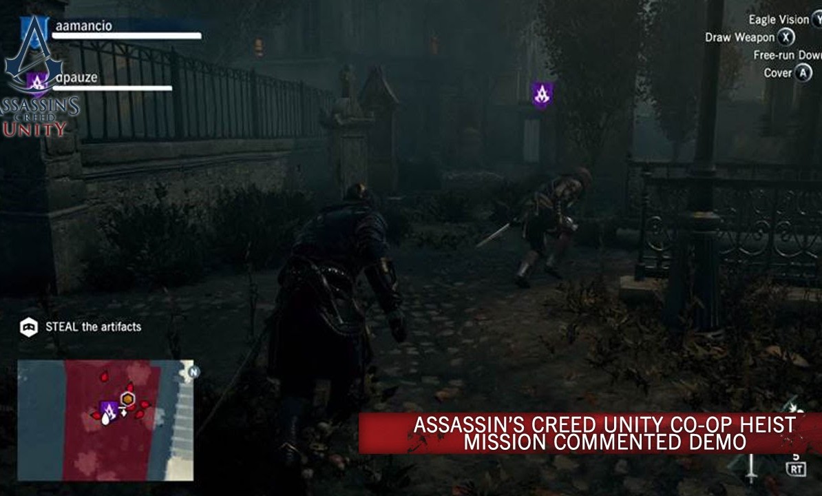 ATRACO COOPERATIVO EN ASSASSIN’S CREED UNITY