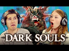 ASÍ REACCIONA LA MUCHACHADA JUGANDO A DARK SOULS